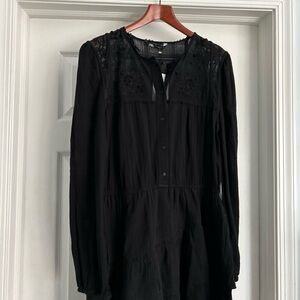 🛍️ Zara Black Midi Dress